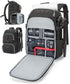 BAGSMART Camera Bag for Photographers, Professional Camera Bag Fits up to 15.6"