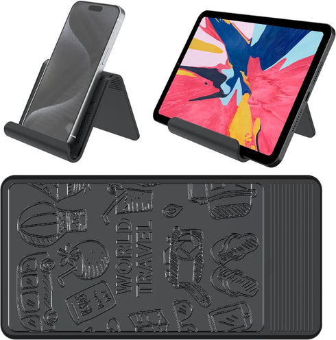 Airplane Phone Holder Mount, Travel Essentials Flexible Holder for Flying, Compatible with iPhone, Smartphone, Tablet