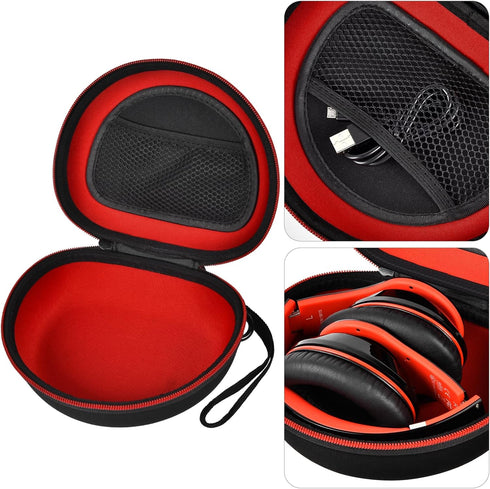 Headphone Case for TOZO HT2, Beats Solo 4, Picun P26, Beats Studio Pro, More Foldable Bluetooth Headset (Extra Large)