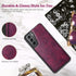LOHASIC Galaxy S21 5G Case for Women, Slim Leather Elegant Luxury PU Flexible Bumper Rugged Non-Slip Grip