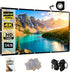 SOHIAVY 120 inch Projector Screen 16:9 Foldable Anti-Crease Portable Projector Movies Screens for