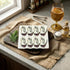 8Pcs 2.4x1.4x0.98in LOGOFUN Artificial Oysters Model Fake Shellfish Seafood Photography Prop Simulation Oysters Prop