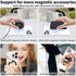 2Pcs Metal Ring Sticker for Pop Socket, Magnetic Grip Adapter for iPhone, MagSafe Wireless Charger (White)