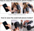 Backpack Phone Holder, 2 in 1 Clip for Backpack Strap, 360° Rotatable & Detachable Belt Holder for 4.5-7'' Phones