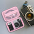 BOVKE Carrying Case for Fujifilm X100VI / X100V Digital Camera, Extra Mesh Pocket, Pink