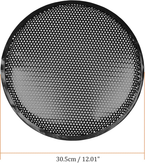 X AUTOHAUX 2pcs 12" Mesh Protector Car Speaker Grill Cover for Honda