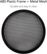 10" Speaker Grill Covers, Car Speaker Subwoofer Guard Protector, ABS Plastic Frame with Metal Mesh, Black (2 Pcs)