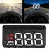 OBD2 HUD Head Up Display, Car HUD Speedometer Display, Multifunction Gauge Alarm, Fatigue Driving Reminder