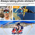 Mechrig 19" (6.7"-18.9") 360 Insta360, YD024 Short Selfie Stick, Compact & Lightweight Monopod Pole with Tripod Adapter