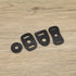 Micro Traders Set 4 of Camera Strap Eyelet Split Adapter Camera Strap Triangular Split Ring Hook Compatible with Sony