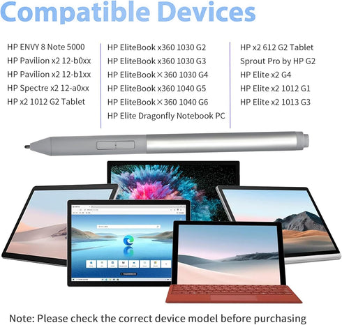 Stylus Pen for HP Elite x2 1013 G3, EliteBook x360 1020 G2, EliteBook X360 1030 G2 G3, Pro x2 612 G2ADDP0221002