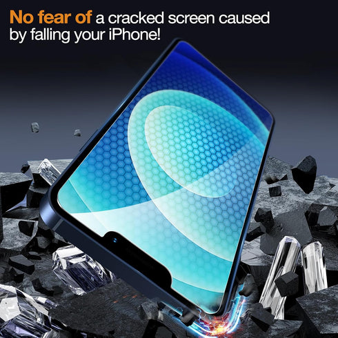 3 Pack Tempered Glass Screen Protector for iPhone 12/12 Pro - HD Clear, Shatterproof, Anti-Scratch, Bubble Free, Easy