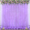 Suppromo Lavender Tulle Backdrop Curtain with Led Lights for Wedding Baby Shower Girls