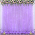Suppromo Lavender Tulle Backdrop Curtain with Lights String for Wedding Baby Shower 208ft