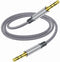 3.5mm Nylon Braided Aux Cable (6.5ft/2m) - Male to Male Audio Auxiliary Cord for Headphones, Car, Home Stereos,