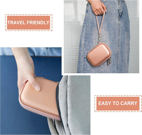 Hard Carrying Case for HP Sprocket Portable 2x3 Instant Photo Printer, Storage Holder Bag with Mesh Pocket