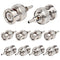 XRDS -RF BNC Crimp Connectors, 10PCS BNC Male Crimp Solder Attachment for RG316 RG174 Coax Cable