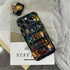 DAIZAG 14 14 Compatible with iPhone Pro Max Case,Book Lover Bookshelf Full Pattern Plastic Soft TPU Anti-Drop,Double
