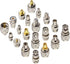 onelinkmore 20 Type Set UHF PL259 SO239 Mini UHF Adapter Kits UHF to SMA/BNC/MCX/FME/F/TNC/Mini UHF RF Coaxial Adapter