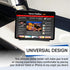 Airplane Travel Essentials, Flex Flap Cell Phone Holder & Tablet Stand for Desk, Bed, Treadmill, In-Flight Accessories