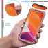 ORETECH iPhone XR Case with 2 x Screen Protectors, 10 Ft Military Grade Drop Test, Rose Gold
