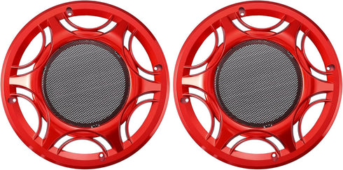 X AUTOHAUX 2pcs 8 Inch Car Metal Audio Speaker Grill Cover, Mesh Woofer Horn Guard Decorative Circle Grille Protector