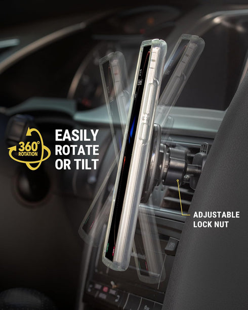 Scosche MagicMount SMSDV MagSafe Dashboard/Vent Car Mount, Magnetic Cell Phone Holder for iPhone 16/15/14/13/12