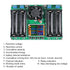 DWEII 1pcs 18650 18650 (4 Lithium Battery Capacity Tester Module MAh MWh Digital Battery Power Detector Module Tester
