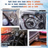 Sasylvia 1/4", 1/2", 3/8" 25 x Ft Split Wire Loom Tubing Wire Loom Assortment Split Cable Sleeves Bulk Flexible