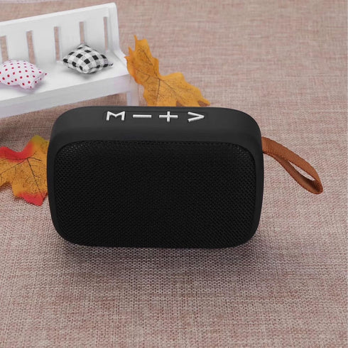Yoidesu MiniSpeaker, Portable Wireless Speaker with Hand Strap, Subwoofer, Black