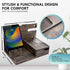 Nightstand Organizer - Rustic Bedside Organizer for Cellphone, Watch, Sunglasses & Accessories, Unique Gifts for Dad or