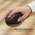 Nulea Wireless Ergonomic Trackball Mouse, Rechargeable Bluetooth Rollerball Mouse, 5 Adjustable DPI, Compatible with PC