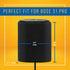 Maplefield Speaker Cover - Padded Case with Handle Flap for Bose S1 Pro Bluetooth Speakers (Black)