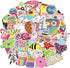 QTL Cute Waterproof Stickers for Girls Vinyl Packs for Water Bottles Hydro Flask Kids Teens 100Pcs