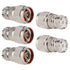 XRDS-RF N Male to UHF Female Adapter N Connector to PL-259 SO-239 Coax RF Coaxial Cable Connectors Pack of 5