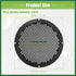 Motoforti Universal 6" Round Car Speaker Grills Cover Mesh Protector Case with Mounting Screws, ABS Black - Pack of 4