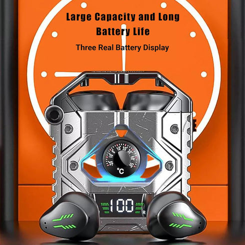 H09 Bluetooth 5.3 Wireless Earbuds with Long Battery Life, Environmental Noise Canceling, IPX7 Waterproof, HiFi Stereo