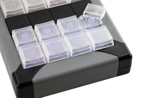 X-keys Keycap Cherry MX Compatible (Single, Transparent, 10 Pack)