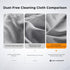 K&F Concept 10 Pack Microfiber Cleaning Cloths for Cleaning Camera Lenses, Glasses, Screens, Washable