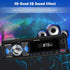 CAMECHO MP3 Single Din Car Stereo Bluetooth Audio Digital Media Receiver with USB Port FM Radio, Player, EQ, APP