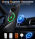 FNTCASE iPhone 15 Pro Max Case: Slim Shockproof Black Cover with Strong Magnetic, Screen & Camera Protectors,