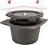 Design Engineering 050310 Boom Mat Speaker Baffles, 4" Round (Pack of 2)