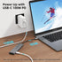 USB C Hub, WALNEW 7 in 1 Docking Station with 4K HDMI, 100W PD, 3 Data Ports, TF/SD Card Reader for Laptop