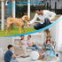 SUJTKZL 2K IP65 2-Way Security Cameras Wireless Outdoor, Battery Powered WiFi Camera for Home Security, Color Night