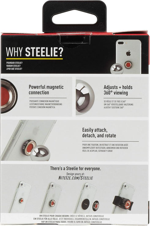 Nite Ize Steelie Vent Mount Kit Plus - Magnetic Car Vent Mount for Smartphones with 2x Holding Power