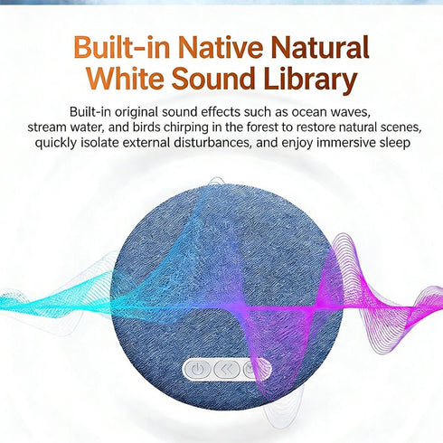 Generic Sleep Speaker Under Pillow with White Noise and Timer - Bone Conduction Under Pillow Sleep Speaker, for Bed