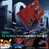 DEERLAMN Heavy Duty Shockproof Case for Samsung Galaxy S23 Ultra, Slide Camera Cover, Red Military Grade