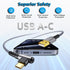 Ruaeoda USB C Cable 2 ft,3.1A Type C Charger Fast Charging Cable, Right Angle USB A to USB C 3A Charger Nylon Braided Compatible with Galaxy S10 S9 Plus S21, Note 10 9 A51 LG G8 G7 Charging Cord