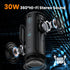 Raymate Bluetooth Speaker, V5.3 Wireless IPX7 Waterproof Shower Speaker, 30W HiFi Stereo Sound, 15H Playtime