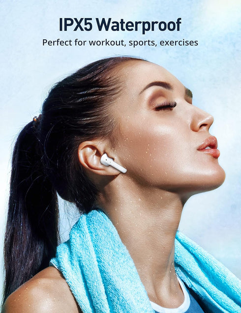 Gsoemon Active Noise Cancelling Wireless Earbuds, Bluetooth 5.3 Headphones with Enhanced Bass and 4 Mic ENC